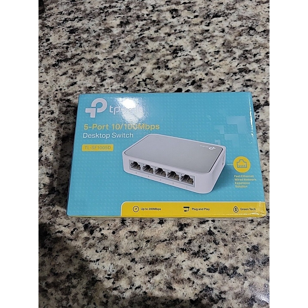 TP-LINK TL-SF1005D‎ 5-Port 10/100Mbps Desktop Switch